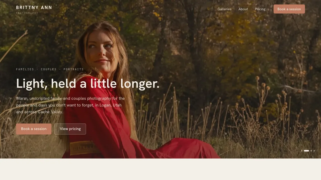 Brittny Ann Photography screenshot